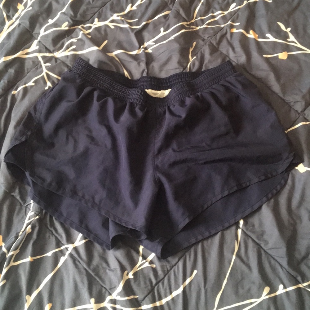 Ladies Navy Althetic Shorts